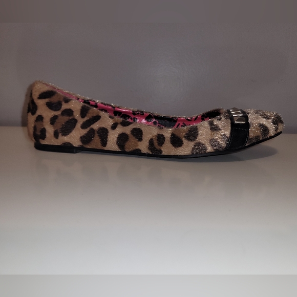 Abbey Dawn by Avril Lavigne MFP Leopard Ballerinas, VGUC, Size 37 - Picture 8 of 10